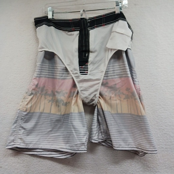 Joe Boxer Mens Size XL Beach Scene Board Shorts Summer Trunks Swim Surf Street - Picture 5 of 6